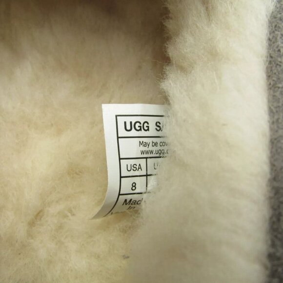 NEW UGG Womens Dakota Slippers in Pewter Size 8 Moccasin Slip-On Soft Durable - Picture 4 of 5